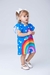Vestido baby azul papagaio - loja online