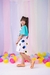 Vestido infantil rosa leão - Li e Vi Kids