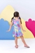 Macaquinho infantil menina azul - loja online