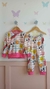 Conjunto Longo infantil menina branco e rosa - loja online