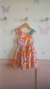 Vestido infantil estampa laranja na internet