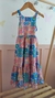 Vestido infantil Festa Flores candy colors