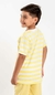 Conjunto Listrado amarelo bebê infantil menino na internet