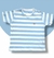 T-shirt listrada azul bebe infantil menino na internet