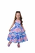 Vestido infantil Festa Flores candy colors - comprar online