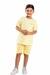 Conjunto Listrado amarelo bebê infantil menino - comprar online
