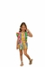 Conjunto infantil menina blusa e short colorido listrado - comprar online