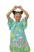 Vestido Infantil verde agua - comprar online