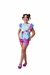 Conjunto infantil menina blusa e short estrelas - comprar online