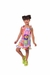 Macaquinho infantil menina colorido flor - comprar online