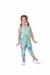 Macacão Fashion infantil menina verde agua - comprar online