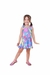 Macaquinho infantil menina azul - comprar online