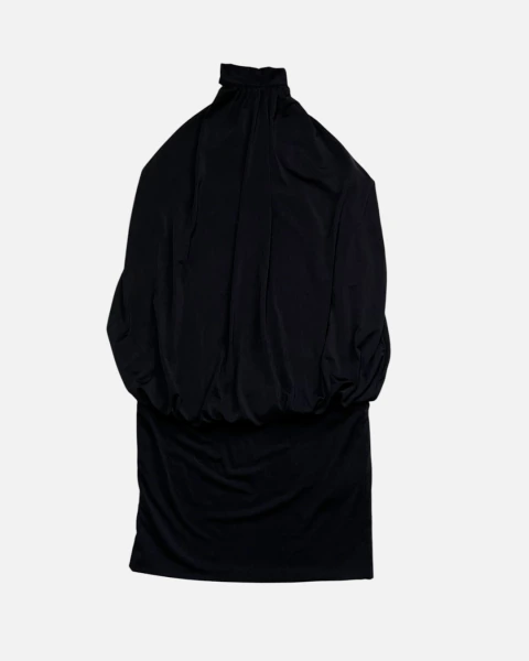 Vestido negro halter