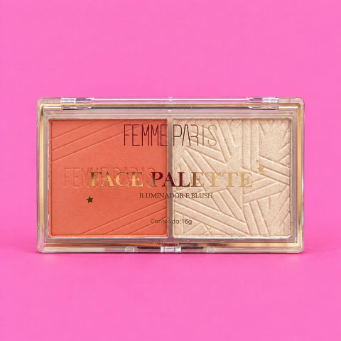 BLUSH E ILUMINADOR - FEMME PARIS