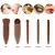 Kit 5 Pinceis com Espelho - Favorita - Loja de Maquiagem - loja online