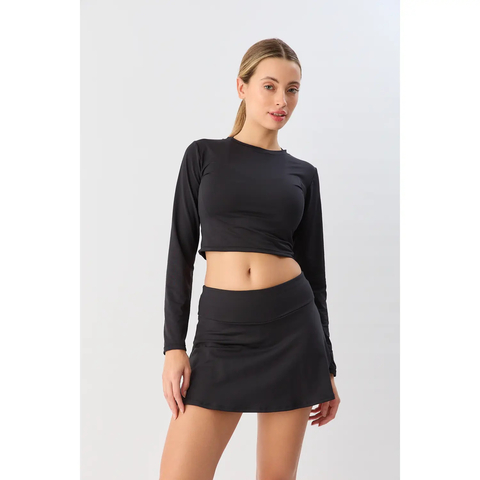 ACTIVE CROP TOP MANGA (7237-000)