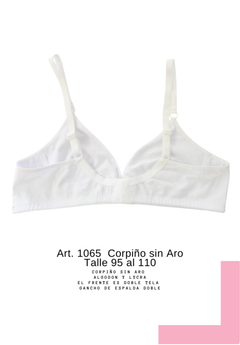 CORPIÑO SIN ARO DOBLE (01065) - comprar online