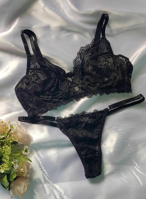 CONJUNTO GIO SEM BOJO E SEM ARO EM RENDA ANTIALÉRGICA - comprar online