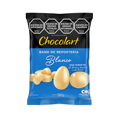 Chocolart - baño de repostería blanco x 500g - comprar online
