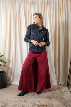 Jeans Súper Wide Leg Cherry