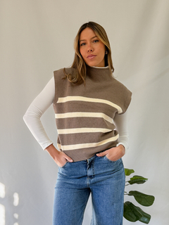 Chaleco Rayado Luiggi/sin stock - tienda online