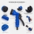Manguera Expansible 15Mts con Pistola Regadora Azul - shopme