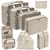 Set Viajero De 9 Piezas Beige