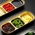 Recipiente Triple de Aderezos Dorado - comprar online