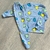 Pijama Afranelado Dino Crazy Celeste - comprar en línea