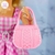 Bolsa Rosa Tejida AC59 Barbie - comprar en línea