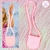 Bolsa Rosa Pastel Larga AC61 Barbie - comprar en línea
