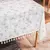 Toalha de mesa floral de algodão com margaridas - comprar online