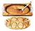 Fuente Madera Asado Bandeja Batea Profunda Tabla Picadas - comprar online