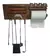 Kit Parrillero Juego Asado Organizador Madera Set Accesorios - comprar online