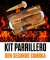 KIT PARRILLERO "Don Segundo Sombra" PERSONALIZADO GRABADO LASER GRATIS.