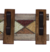 Perchero madera 8 ganchos, cereales. - comprar online