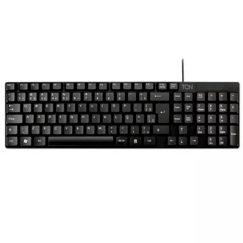 Teclado TCN Mode GT950, USB, ABNT, com Teclado Numérico, Preto