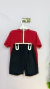CONJUNTO COM SHORTS DE LINHO VERMELHO E AZUL ALAKAZOO - MASCULINO na internet