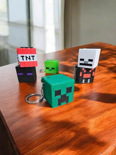 Llavero Minecraft Pack De Monstruos Surtidos x30u - comprar online