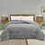 Acolchado Triple Flanel Con Corderito - Hojas Labradas - comprar online