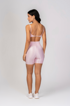 Shorts Fitness Rosa Chá - comprar online