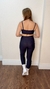 Conjunto Fitness Simple Preto Top com Alça + Legging - Livvi