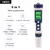 Medidor digital de qualidade da água 5 em 1, tds/ec/ph/salinidade/temperatura, - Temdetudo