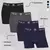 Kit 4un Cueca Boxer Polo Wear Microfibra - Original