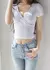 Cropped Feminino com Decote V – Perfeita para o dia a dia - loja online