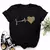 Imagem do Camiseta Feminina Coração Leopard - Casual, Estilosa e Cheia de Personalidade!