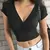 Cropped Feminino com Decote V – Perfeita para o dia a dia - comprar online