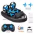 Atualizado jjrc h36f mini drone helicóptero 2.4g 4ch 6 eixos giroscópio velocidade 3d flip modo sem cabeça rtf barco carro água terra ar 3 modos