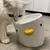 Cute Chick Design Ceramic Pet Bowl, Tigelas de cachorro e gato, Filhote de cachorro pequeno, Gatos adultos alimentando comida e água, 200 ml, 500ml, MW017 na internet