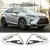Tampa do espelho retrovisor lateral do carro guarnição para lexus rx350 rx350l rx450h rx450hl 2015-2020 abs chrome estilo guarnição acessórios - Mag wn